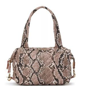 MZ WALLACE Snake Print Shoulder Bag
